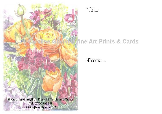 Floral card set